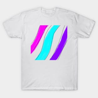 Colorful watercolor abstract art design T-Shirt